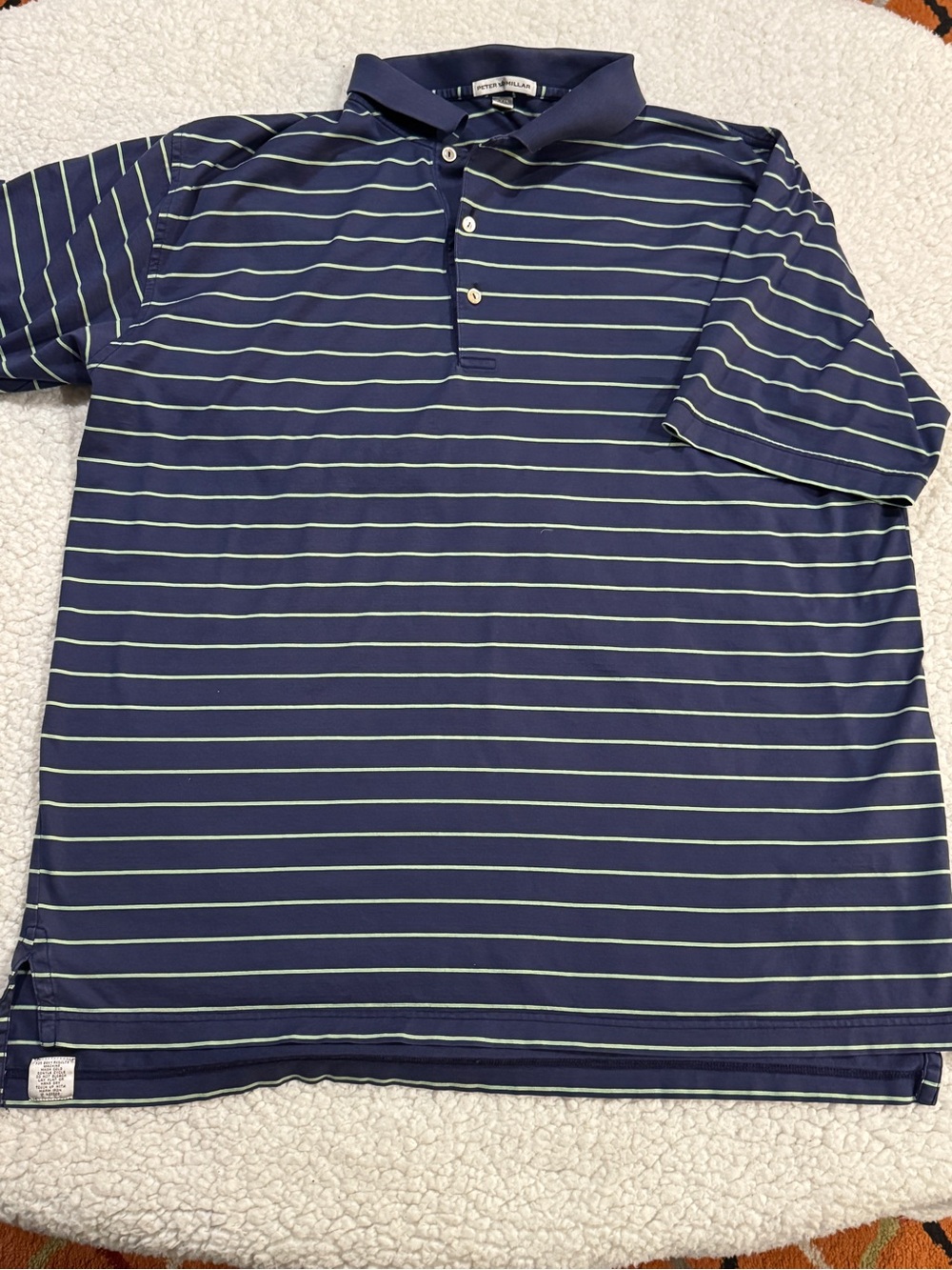 Peter Millar Polo, striped, men’s XXL